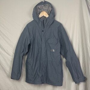 The North Face jacket men’s medium gray water resistant